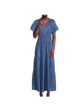 tommy hilfiger women's tiered chiffon maxi dress Tommy Hilfiger Women's Floral Tiered Maxi Dress, 10